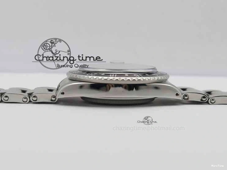 MiroTime 0114 RelaxedFit GMT-Master Vintage 1675 SS BP Best Edition Black Bezel White Markers A 3750